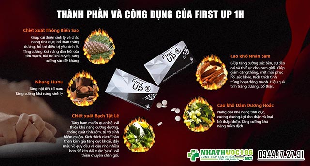 First Up 1h thành phần