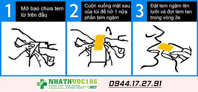 Tem Vinix cách sử dụng