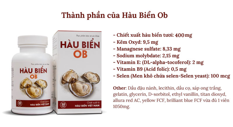 tinh hàu biển ob