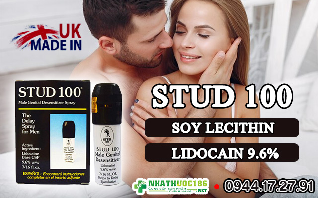 Thành phần chai xịt Stud 100