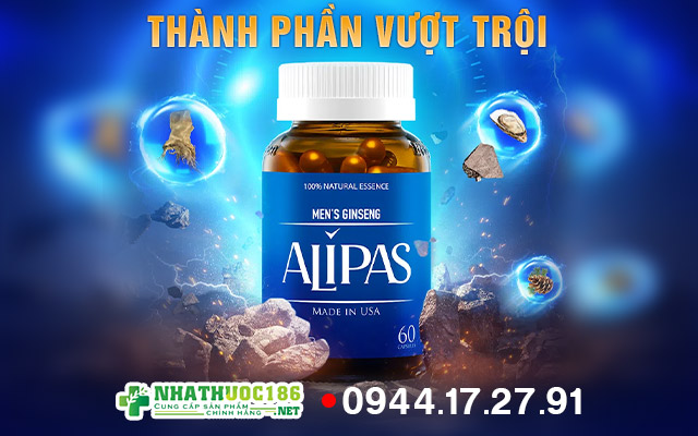 Thành phần sản phẩm Sâm Alipas