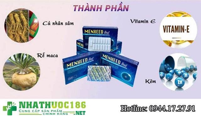 thành phần có trong sản phẩm menxeed best