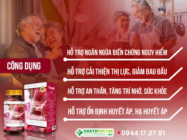Công dụng của viên uống Murasaki
