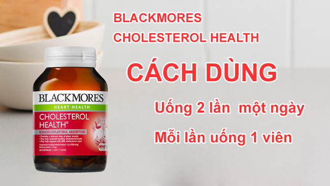 Hướng dẫn sử dụng Blackmores Cholesterol Health