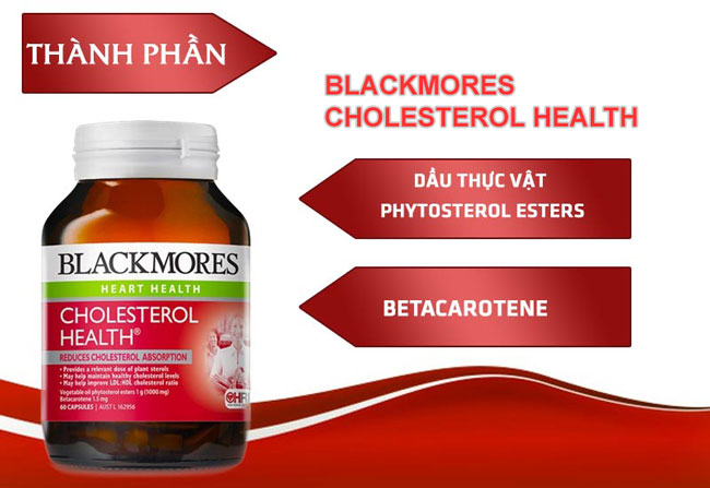 Thành phần của viên uống Blackmores Cholesterol Health