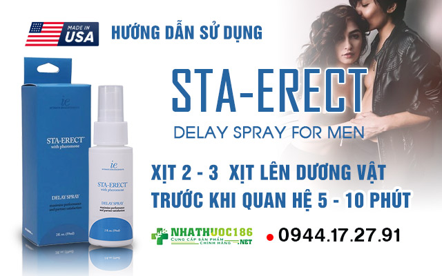 Sta-Erect Delay Spray For Men Spray là sản phẩm gì?