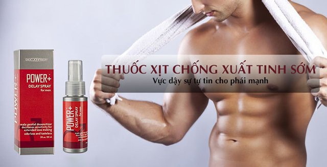 xịt chống xuất tinh sớm power delay spray