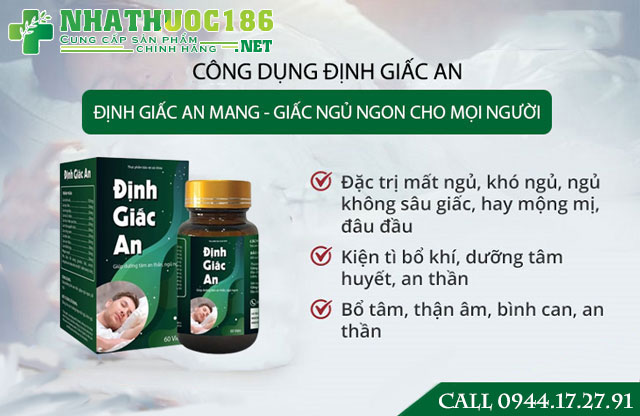 công dụng định nhất an