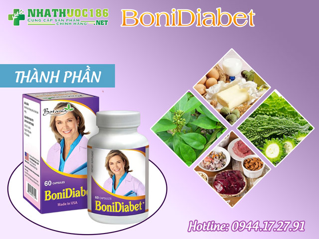 Thành phần Bonidiabet
