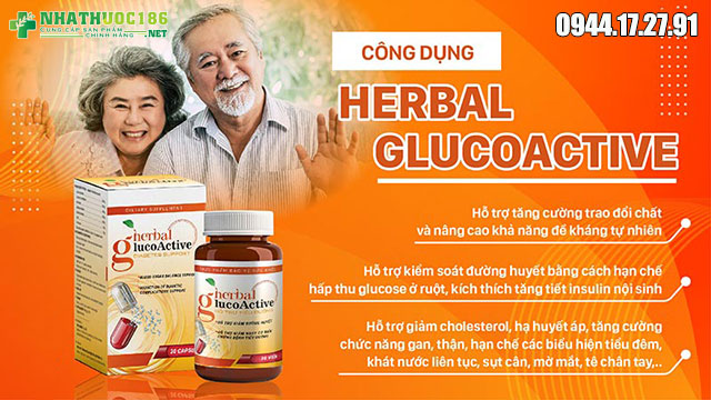 công dụng herbal glucoactive