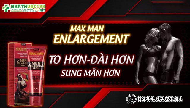 MAXMAN Enlargement công dụng