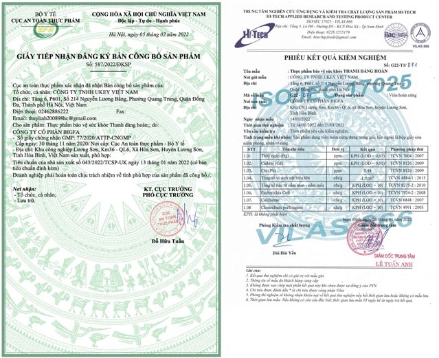 công bố thanh dáng hoàn