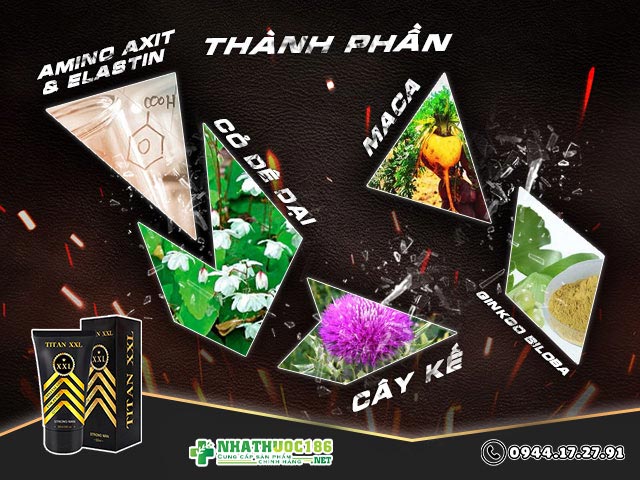 Titan XXL thành phần