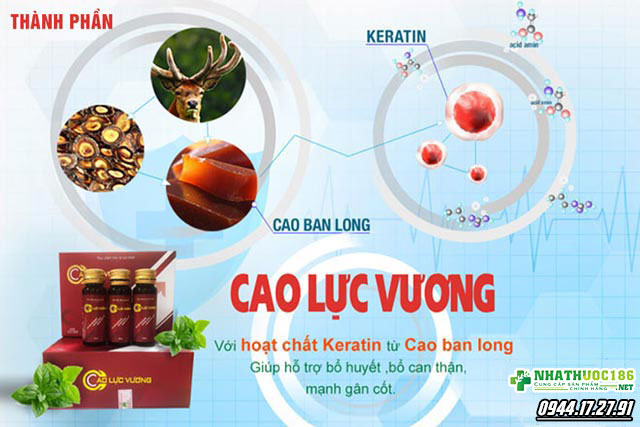 cao lực vương thành phần