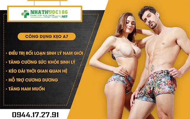 Kẹo Sâm A7 công dụng