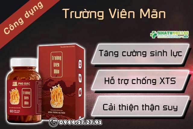 công dụng Trường Viên Mãn