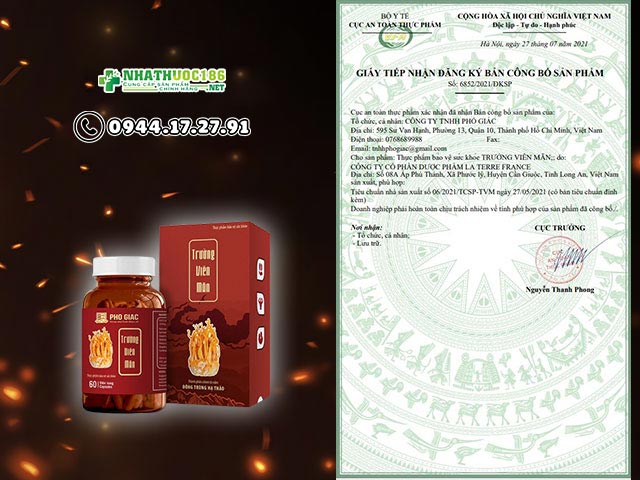 Trường Viên Mãn chứng nhận