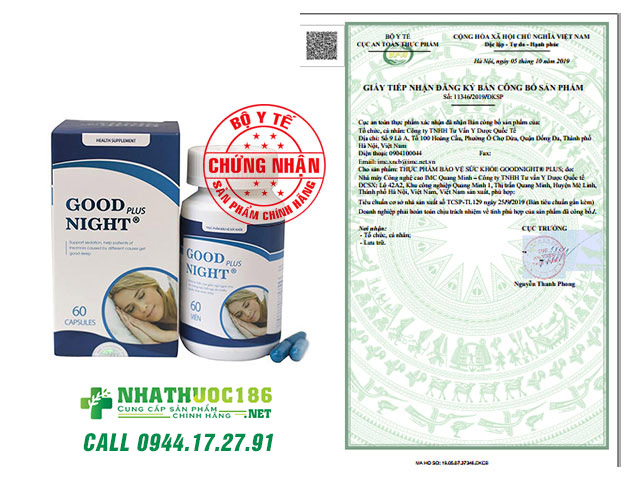 Good Night Plus chứng nhận