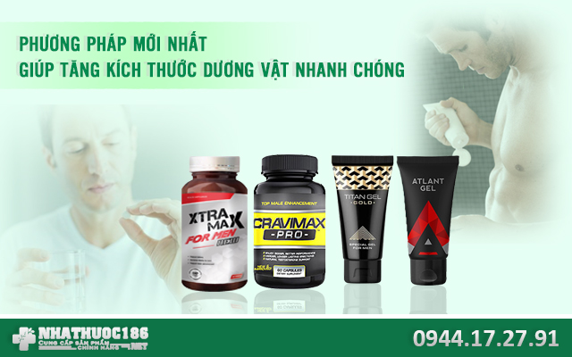 phương pháp mới nhất tăng kích thước dương vật