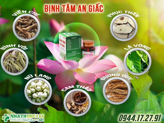 thành phần Định Tâm An Giấc