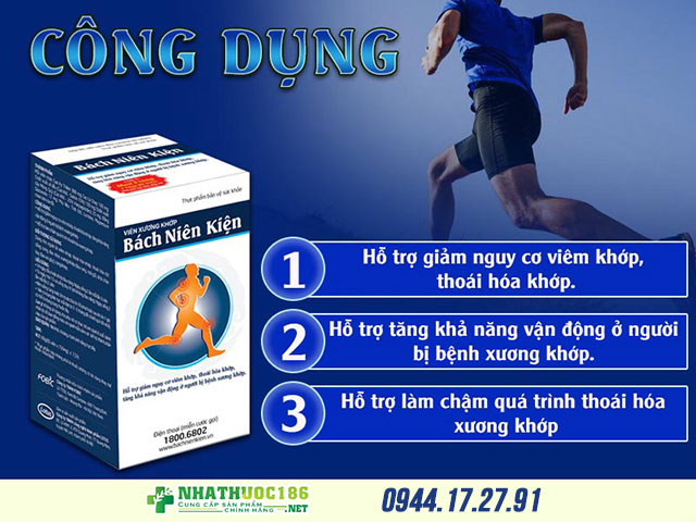 công dụng Bách Niên Kiện