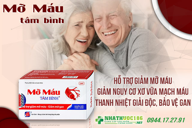 Mỡ máu Tâm Bình công dụng