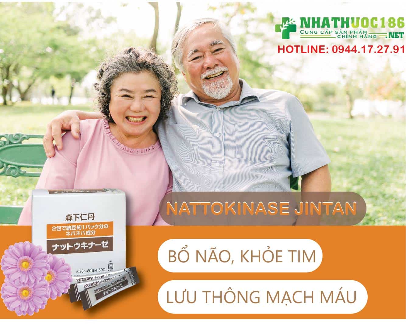 Nattokinase Jintan - Bổ não, khỏe tim, lưu thông huyết mạch