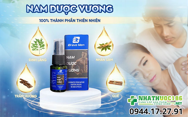thành phần sản phẩm nam dược vương