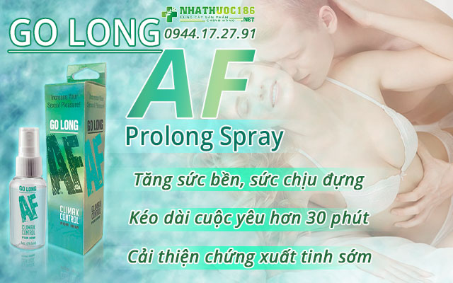 công dụng go long af prolong spray