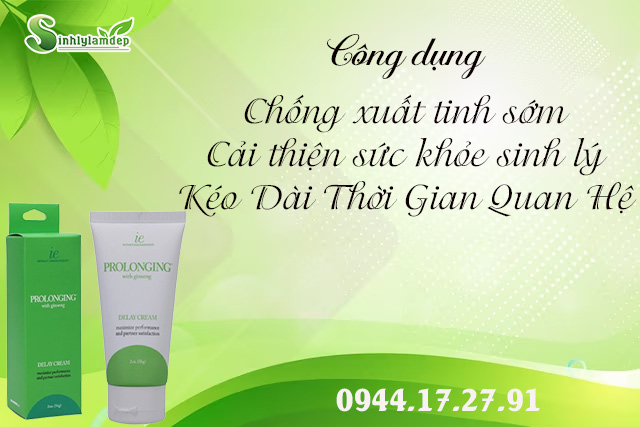 công dụng proloonging delay cream