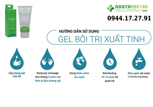 cách dùng proloonging delay cream