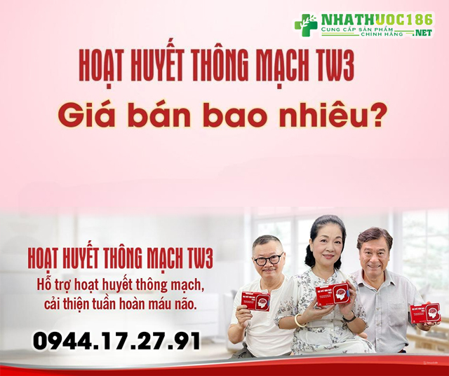 Mua Viên uống Hoạt Huyết Thông Mạch TW3 chính hãng ở đâu?