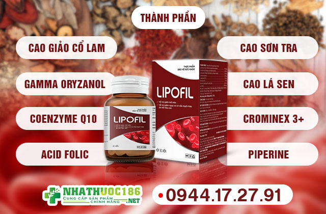 Thành phần của Lipofil