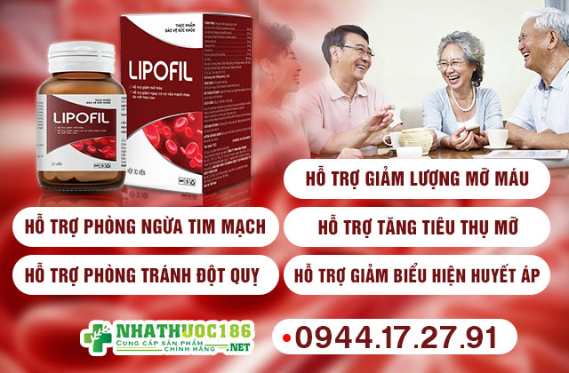Công dụng của viên uống Lipofil