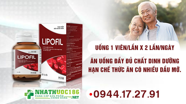 Cách dùng hiệu quả viên uống Lipofil