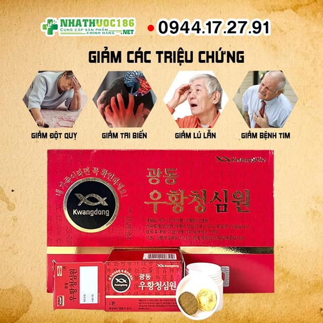 Đối tượng nên dùng An Cung Ngưu Hoàng Hoàn Kwangdong