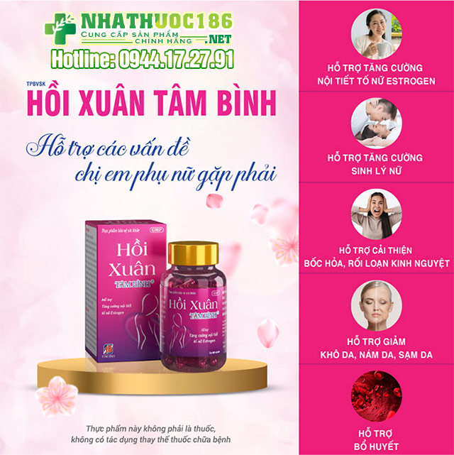 công dụng hồi xuân tâm bình