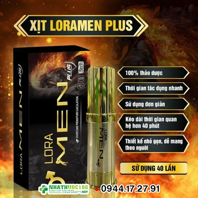 Dùng Lora Men Plus có tác dụng phụ hay không?