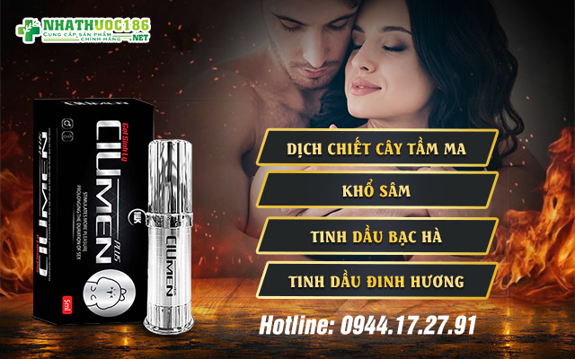 thành phần xịt chống xuất tinh sớm ciumen plus