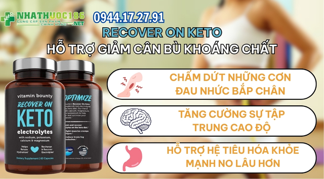 công dụng chính Recover On Keto