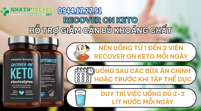 Hướng dẫn dùng Recover On Keto