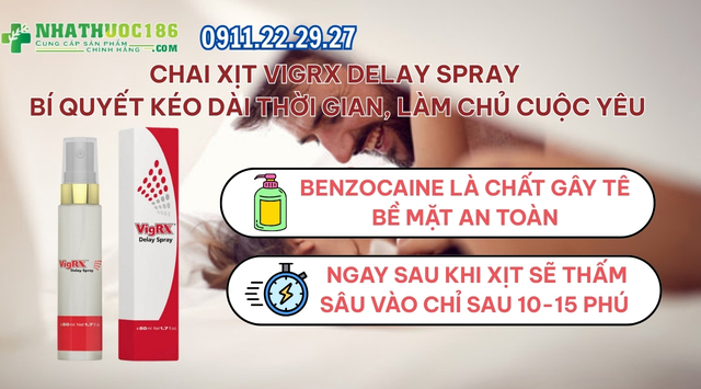 Thành phần VigRX Delay Spray