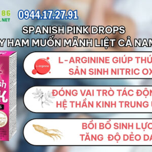thành phần Spanish Pink Drops