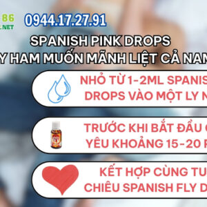 Hướng dẫn sử dụng Spanish Fly Drops