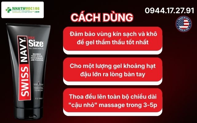Cách sử dụng Max Size Gel để đạt hiệu quả cao nhất