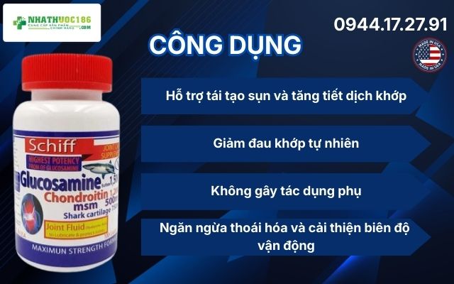 Công dụng vượt trội cho người bệnh xương khớp