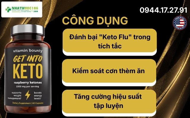 Công dụng vượt trội của Get Into Keto