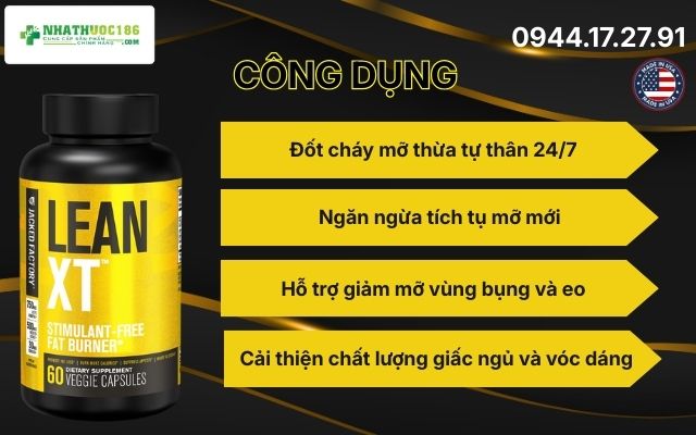 Công dụng vượt trội của Lean-XT vào ban đêm