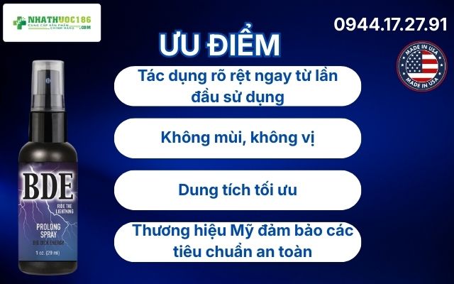 Đánh giá ưu và nhược điểm về BDE Prolong Spray