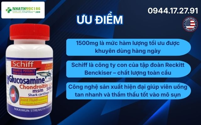 Glucosamin Schiff có tốt không